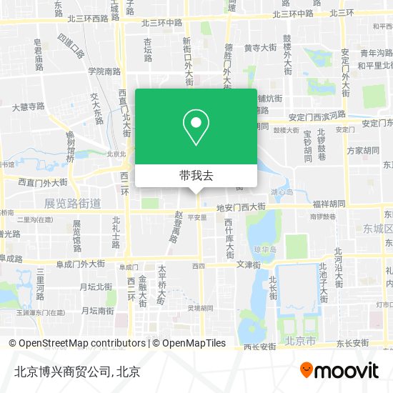 北京博兴商贸公司地图