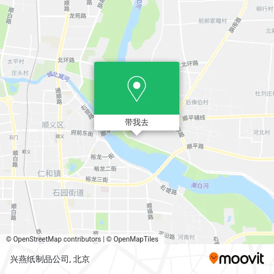 兴燕纸制品公司地图