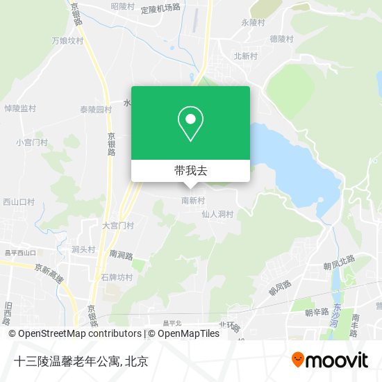 十三陵温馨老年公寓地图
