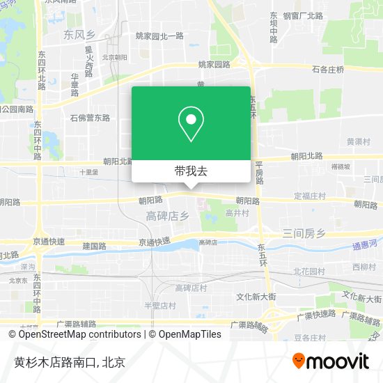 黄杉木店路南口地图