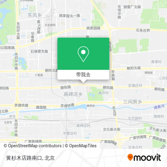 黄杉木店路南口地图