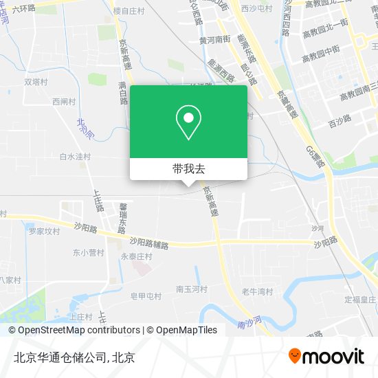 北京华通仓储公司地图