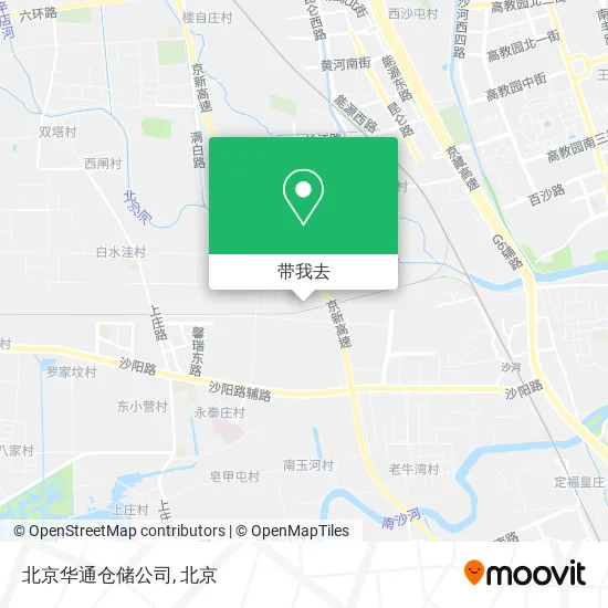 北京华通仓储公司地图