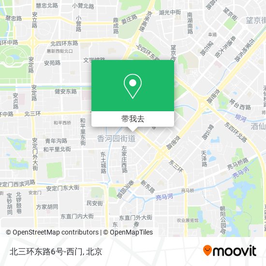 北三环东路6号-西门地图