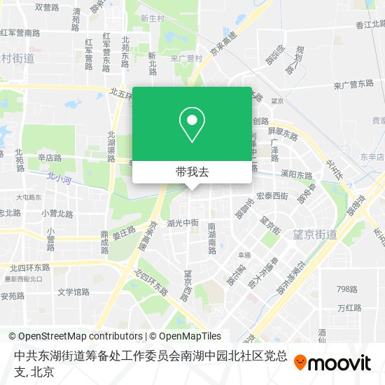 中共东湖街道筹备处工作委员会南湖中园北社区党总支地图