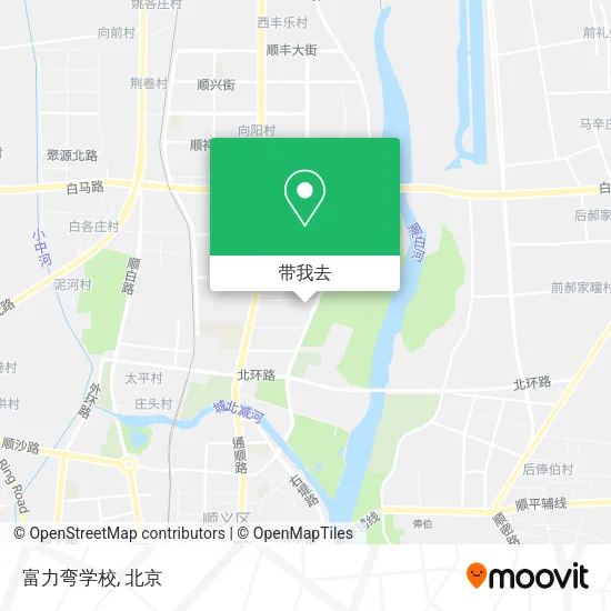 富力弯学校地图