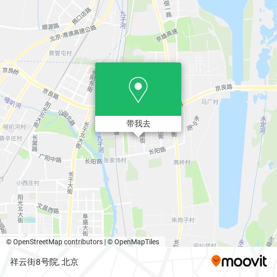 祥云街8号院地图