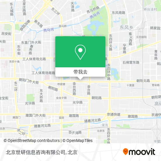 北京世研信息咨询有限公司地图