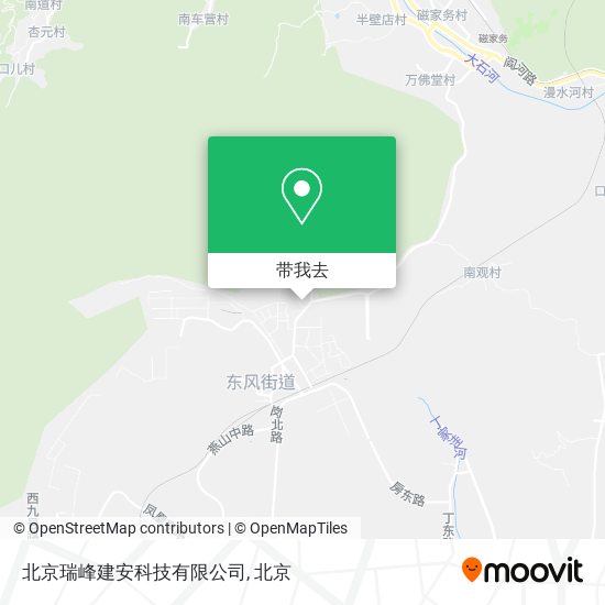 北京瑞峰建安科技有限公司地图