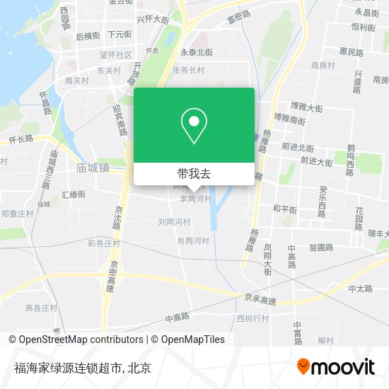 福海家绿源连锁超市地图