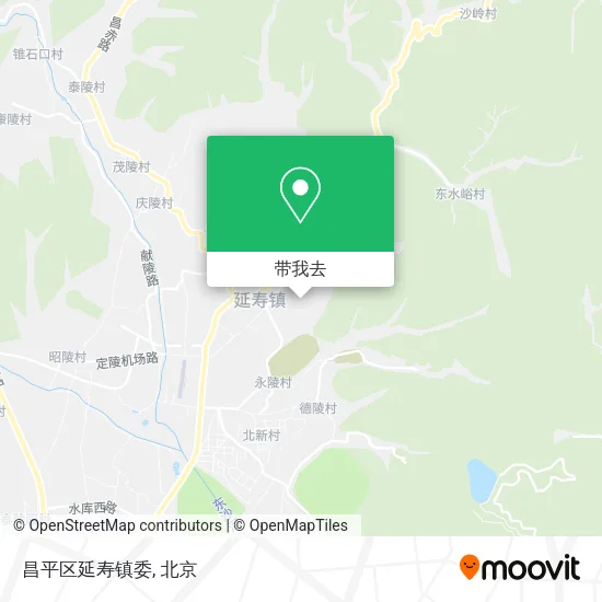 昌平区延寿镇委地图