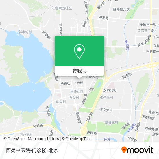 怀柔中医院-门诊楼地图