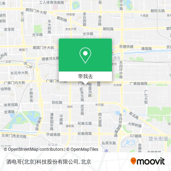 酒电哥(北京)科技股份有限公司地图