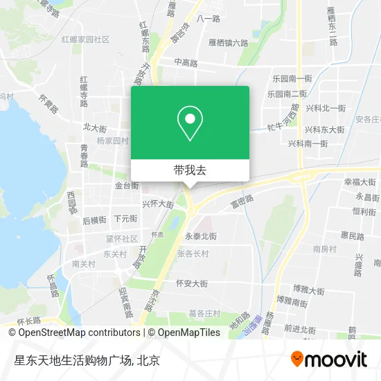 星东天地生活购物广场地图