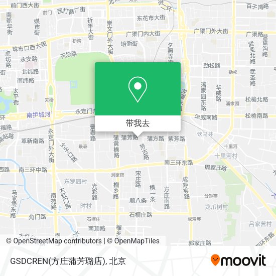 GSDCREN(方庄蒲芳璐店)地图