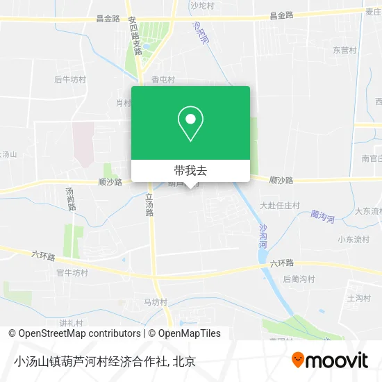 小汤山镇葫芦河村经济合作社地图