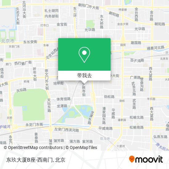 东玖大厦B座-西南门地图