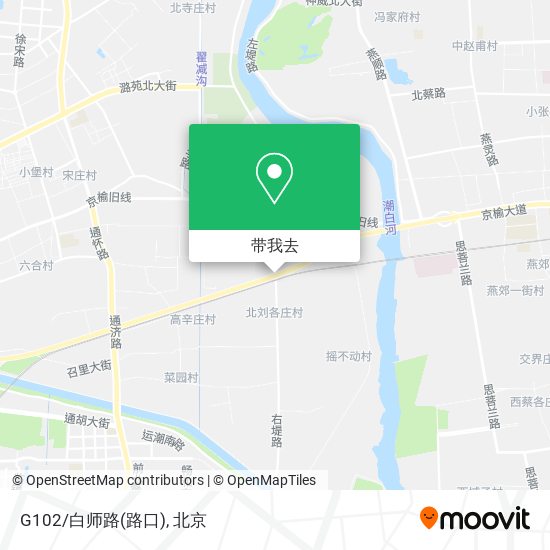 G102/白师路(路口)地图