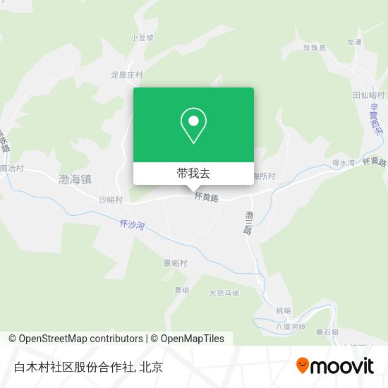 白木村社区股份合作社地图
