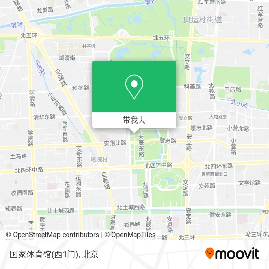 国家体育馆(西1门)地图