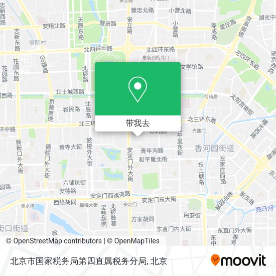 北京市国家税务局第四直属税务分局地图