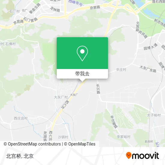 北宫桥地图