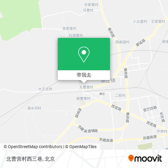 北曹营村西三巷地图