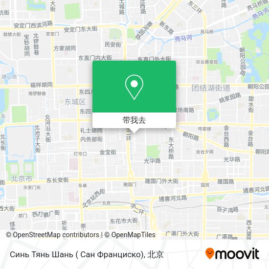 Синь Тянь Шань ( Сан Франциско)地图