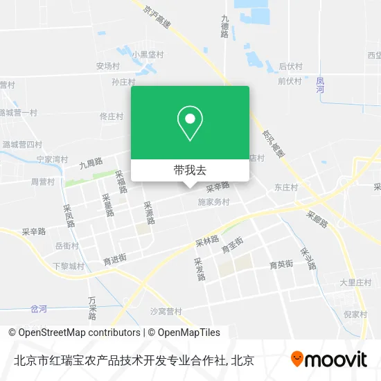 北京市红瑞宝农产品技术开发专业合作社地图