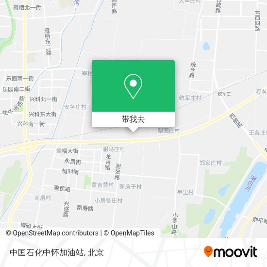 中国石化中怀加油站地图