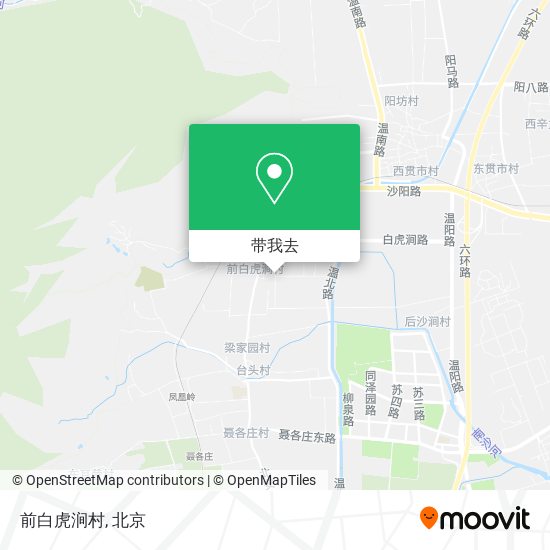 前白虎涧村地图