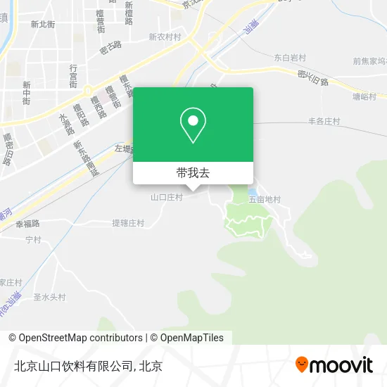 北京山口饮料有限公司地图