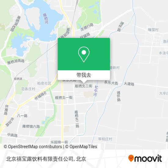 北京禧宝露饮料有限责任公司地图