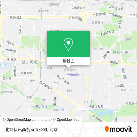 北京从讯商贸有限公司地图