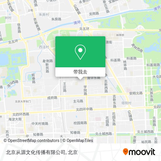北京从源文化传播有限公司地图