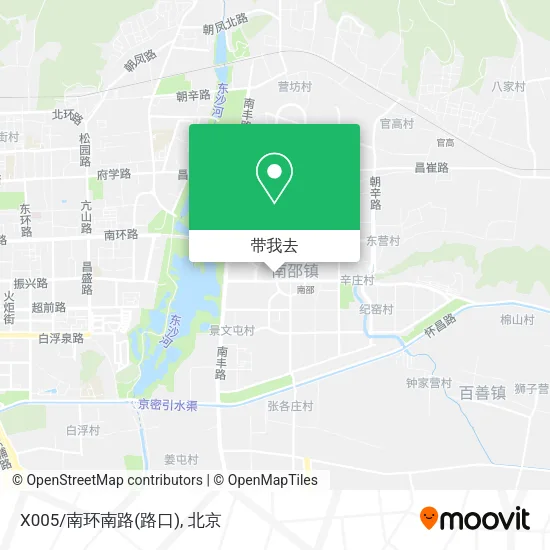 X005/南环南路(路口)地图