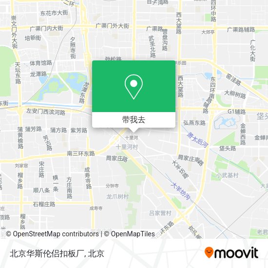 北京华斯伦侣扣板厂地图