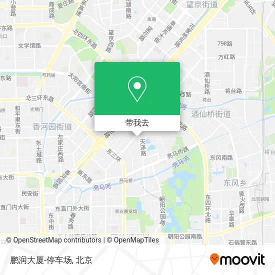 鹏润大厦-停车场地图