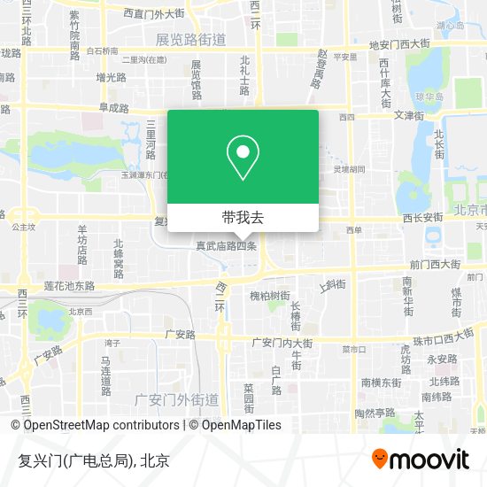 复兴门(广电总局)地图