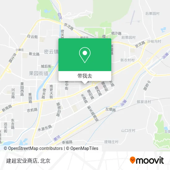 建超宏业商店地图