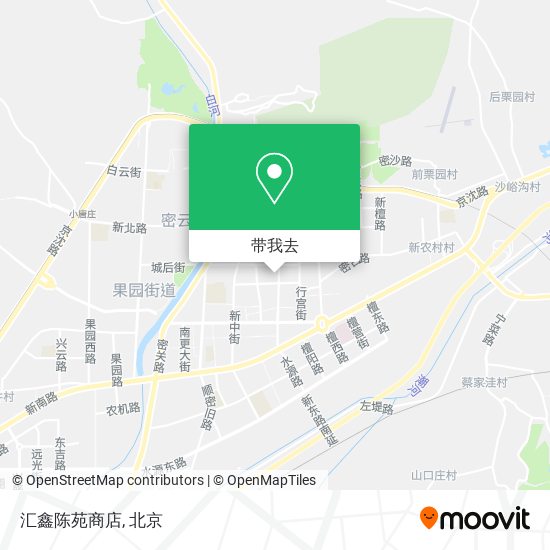 汇鑫陈苑商店地图