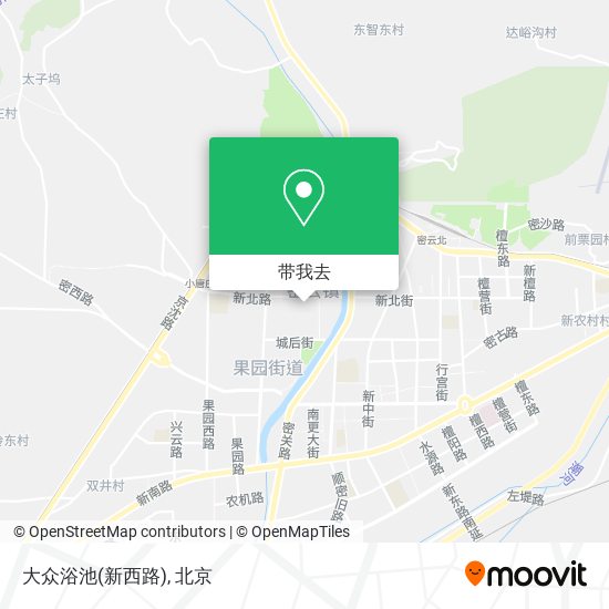 大众浴池(新西路)地图