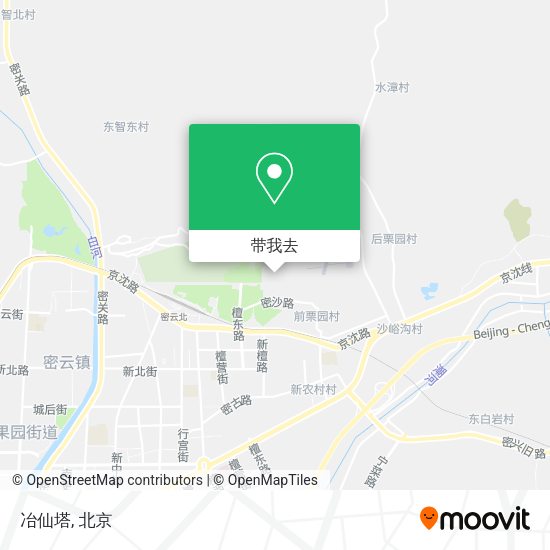 冶仙塔地图