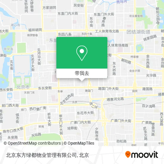 北京东方绿都物业管理有限公司地图