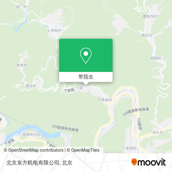 北京东方机电有限公司地图