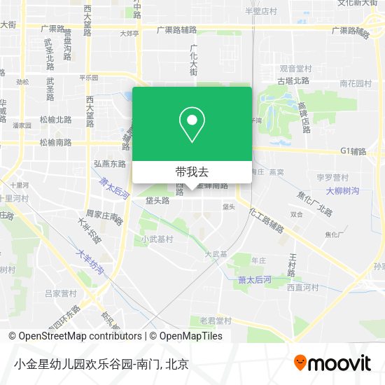 小金星幼儿园欢乐谷园-南门地图