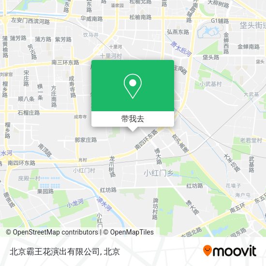北京霸王花演出有限公司地图