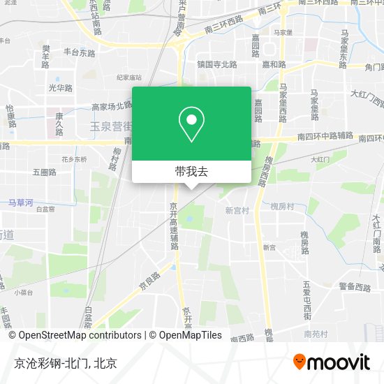 京沧彩钢-北门地图