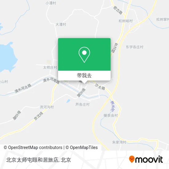 北京太师屯颐和居旅店地图