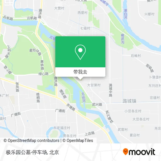 极乐园公墓-停车场地图